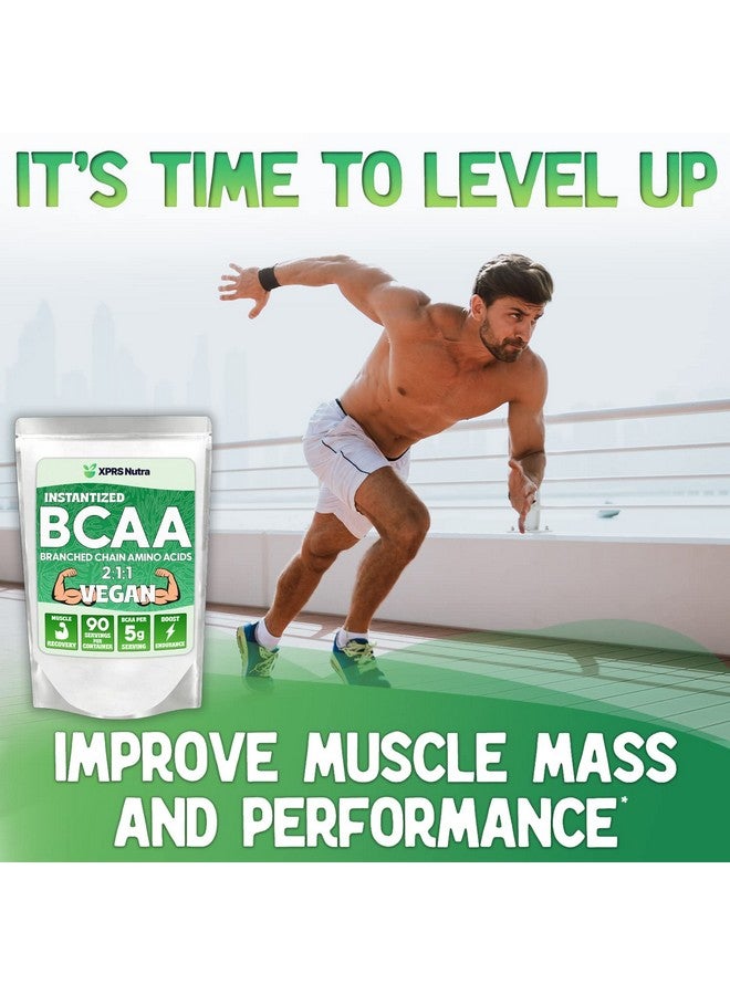 XPRS Nutra Bcaa Powder Amino Acids Supplement For Men Unflavored Bcaa Workout Supplements Gym Supplements For Men Amino Acids Supplement For Women For Gym Post Workout Recovery 1 Pound - Image 3