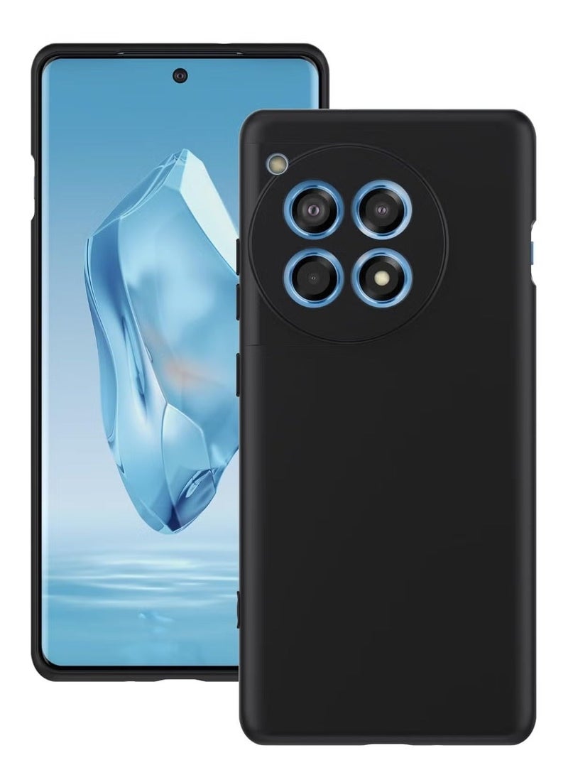 MUNTAQI OnePlus 12R 2024 Liquid Gel Rubber Bumper Case – Slim Shockproof Hard Shell with Soft Microfiber Lining Cushion for OnePlus 12R 5G 2024 - Image 1