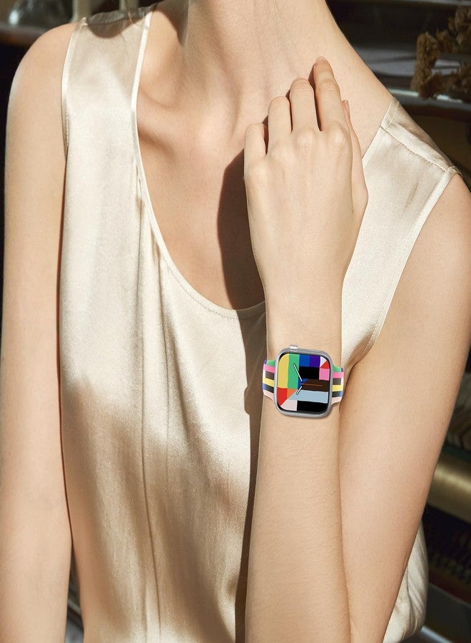 Wowstrap Sport Bands for Apple Watch Band 40mm 41mm 38mm 44mm 45mm 46mm 42mm iWatch Bands for Women Kids Men,Cute Recycled Plastic Silicone Strap for Apple Watch Series 11 10 9 8 7 6 5 4 3 SE 3/2nd Ultra 49mm - Image 2