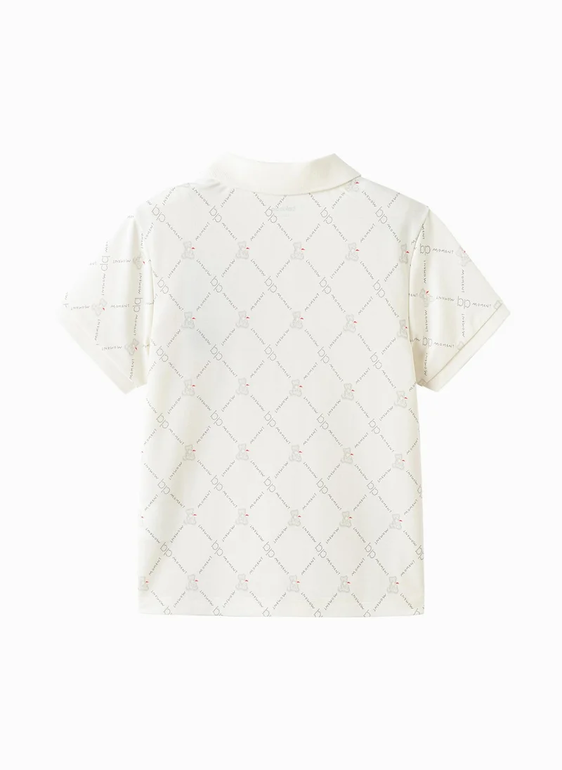 Balabala Kids Boys Lapel short-sleeved T-shirt