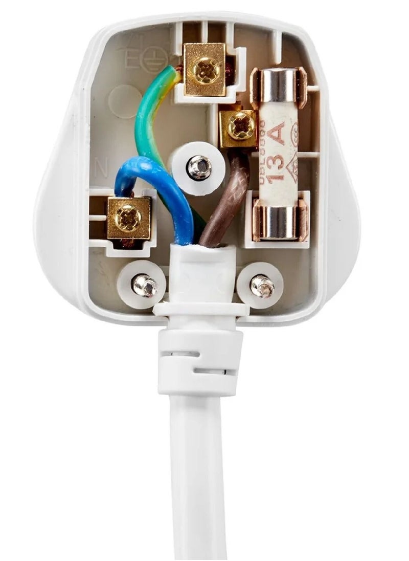 Himax Heavy duty 3 Way Extension Cable with individual port on/off buttons | 3 Meters | 2860W  - Image 3