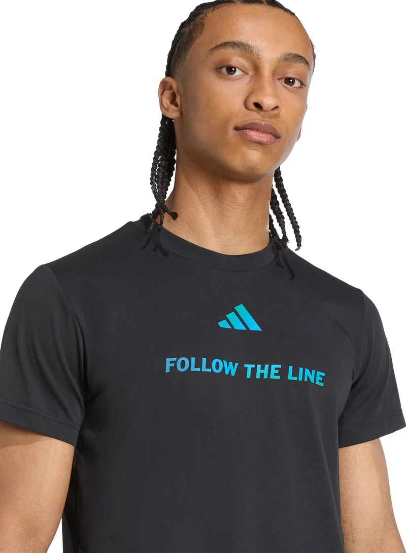 Adidas Follow The Line Graphic T-Shirt