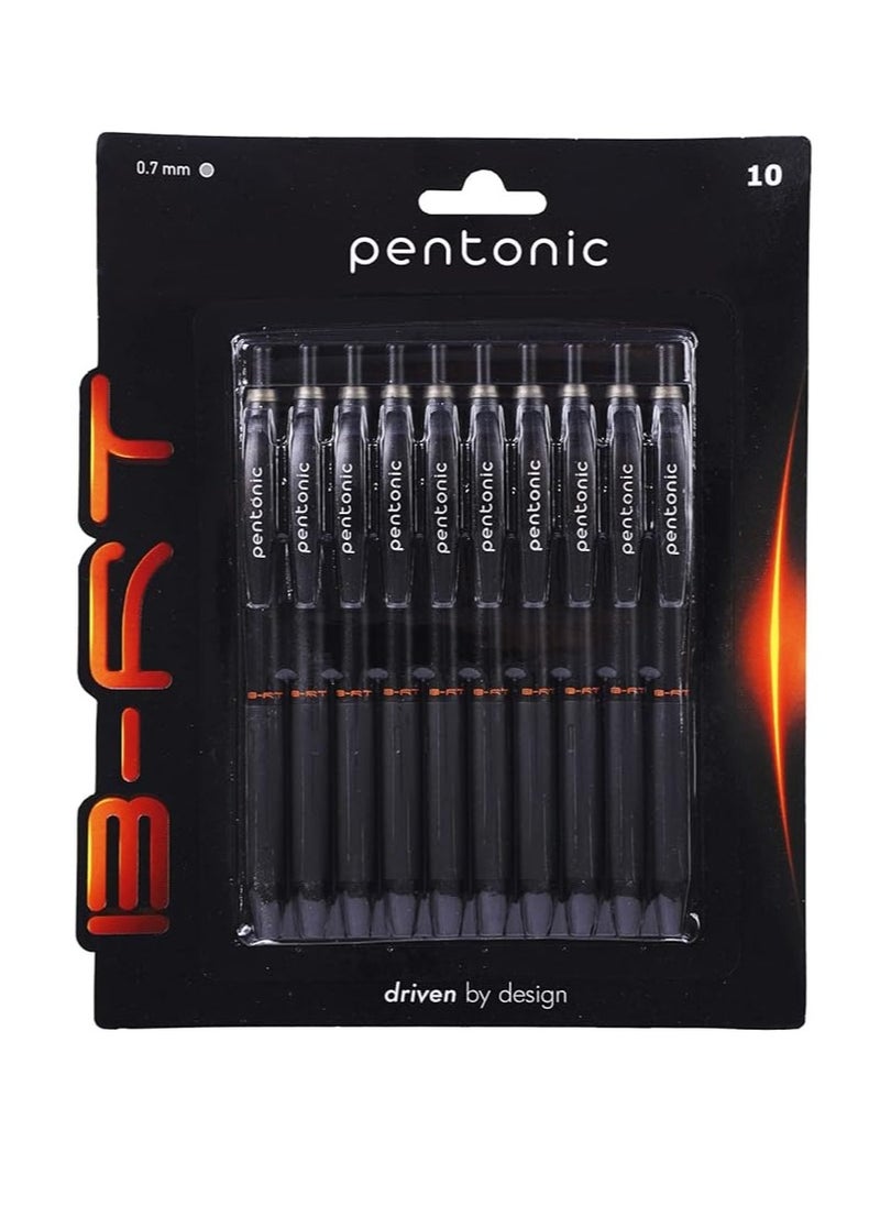 Pentonic Pentonic Linc B-RT Ball Point Pen (0.7mm, Black Ink), Pack of 10  - Image 1