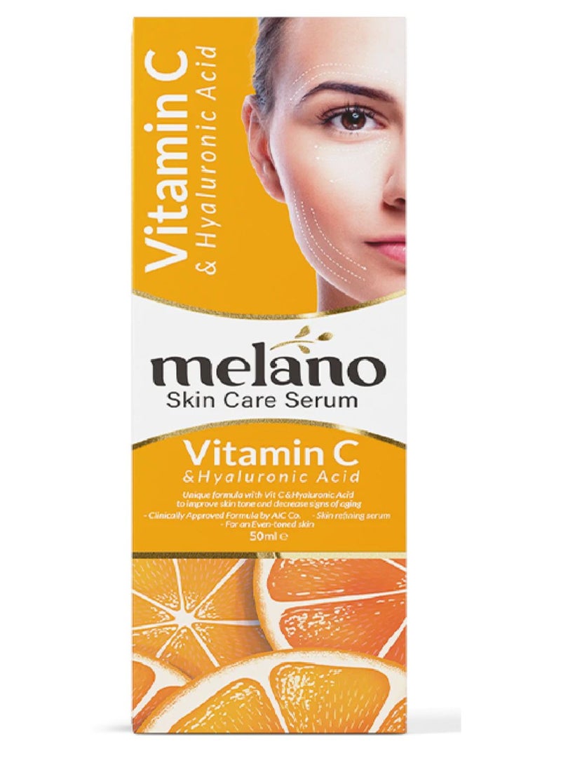 MELANO Vitamin C & Hyaluronic Acid Serum 50ml - Image 2