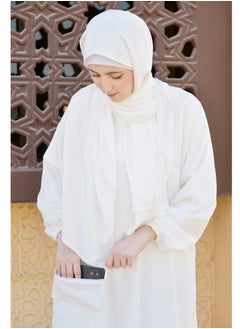 DAMAS COLLECTION P101-umrah essentials Jilbab for women with tow style Skirt or Trouser -4 piece Prayer Clothes for Muslim Women-Islamic Abaya Dress Outfit maxi with scarf and poket- Modest suit Women  - Image 4