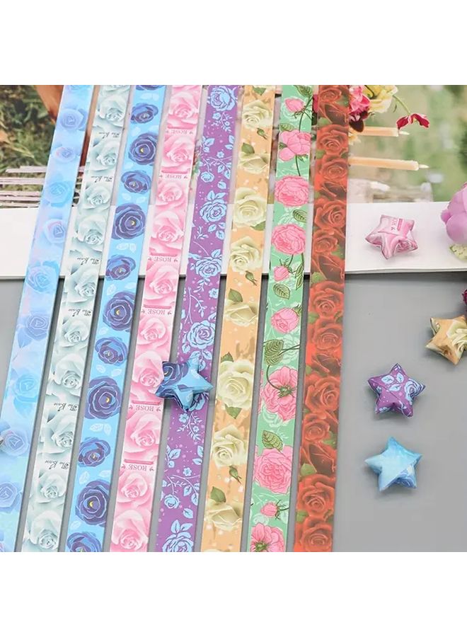 Valentines Day Origami Lucky Stars Paper Notes Cherry Blossoms Flowers 136 Sheets - Image 4
