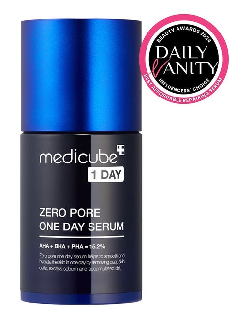 Zero Pore One-day Serum 1.01 fl.oz - Overnight Resurfacing Serum with Pore Tightening Complex - 15.2% AHA+BHA+PHA & 2% Niacinamide - 10.8% reduction in pore appearance after one day of use