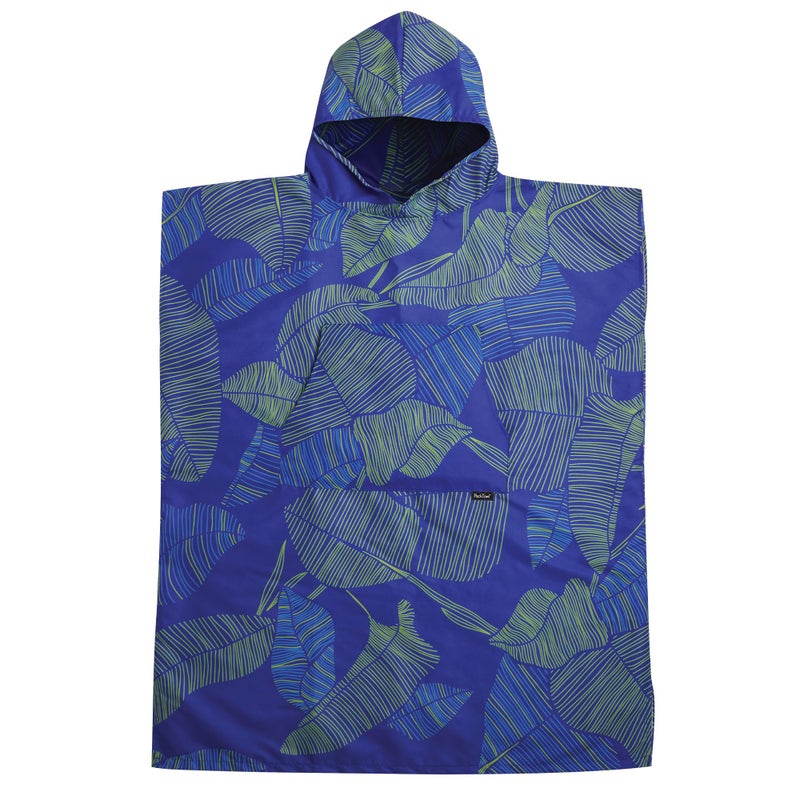 PackTowl Lightweight Microfiber Hooded Changing Poncho, Botanical, Large/Extra Large - Image 1