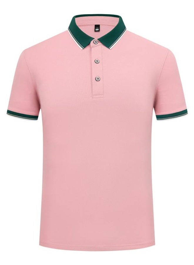 Summer Short Sleeve Polo Shirt Corporate Workwear Collared T-Shirt Men's Fashion  - Image 1