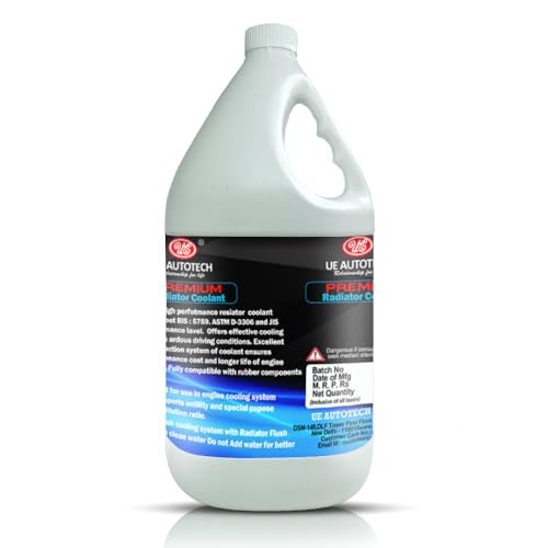UE Autotech Premium Radiator Car Coolant - Heat Dissipation and Absorption Cooling Systems for Petrol, Diesel, and CNG Vehicles - Heavy-Duty Coolants, 5 Liter (Green Mix Ready to used) - Image 2