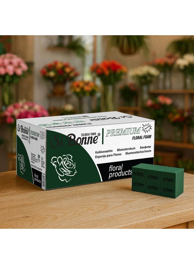 Si Bonne 20-Pack PREMIUM Floral Foam Blocks – Foam for Fresh Flowers. - Image 3