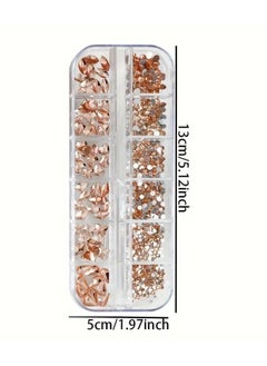 Vibrant 3D Crystal AB Nail Art Rhinestones - 12-Grid Mixed Shapes, Easy Apply & Long-Lasting Gems for DIY & Salon Designs - pzsku/Z7A730793FD729DE1D8EFZ/45/_/1736945667/ea7a97f5-c947-41bb-90b1-99db2e774cf5