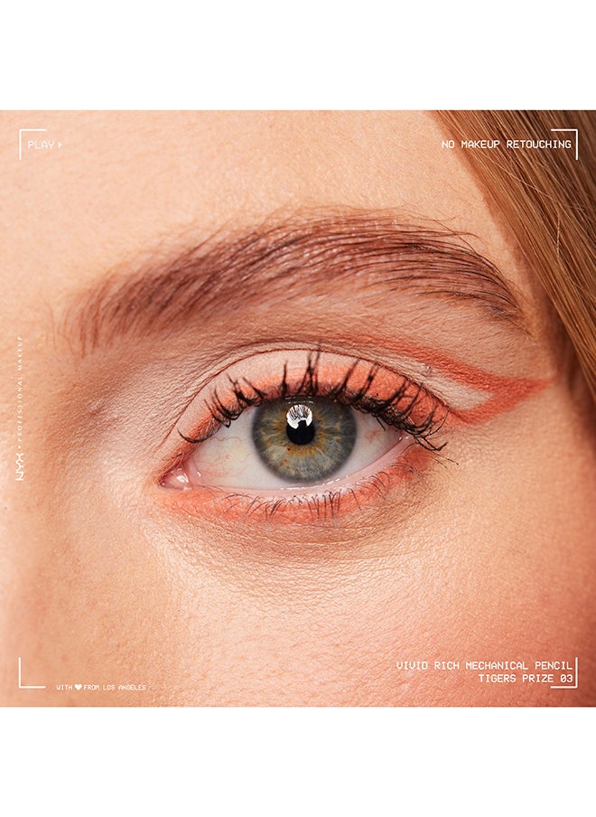 NYX PROFESSIONAL MAKEUP قلم تحديد ميكانيكي غني بالحيوية - فخر النمر  - Image 4