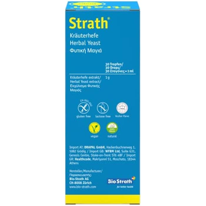 Bio-Strath Strath Nutritional Yeast Liquid Syrup 3.4 Oz - Vegetarian, Lactose Free, Artificial Additive Free - Digestive Support, Nutrient Absorption - Great Tasting Daily Supplement - Prebiotic and Postbiotic - Image 2