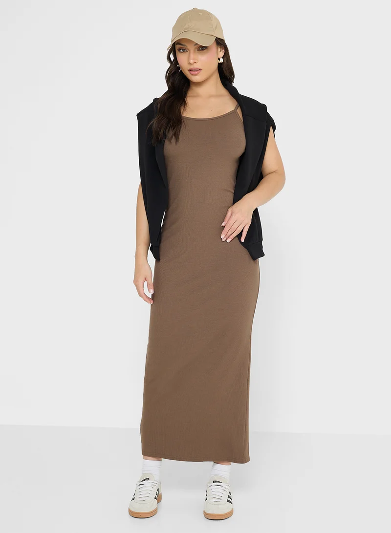 جينجر بيسيكس Ribbed Cami Dress