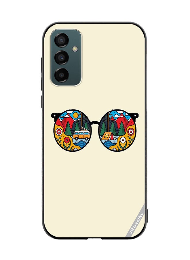 VR CREATIVE Protective Case Cover For Samsung Galaxy F23 Glass Design Multicolour - Image 1