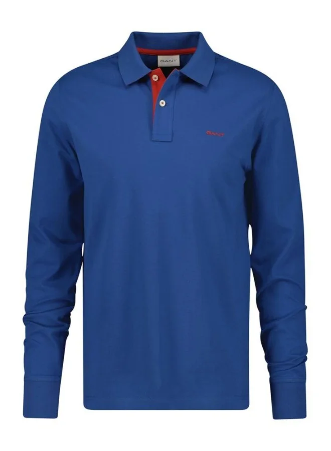 غانت Regular Fit Contrast Pique Polo