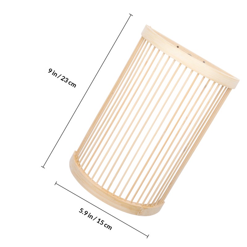1pc Weaving Craft Wall Lamp Simple Wall Light Indoor Lamp Scene Adornment - Image 2