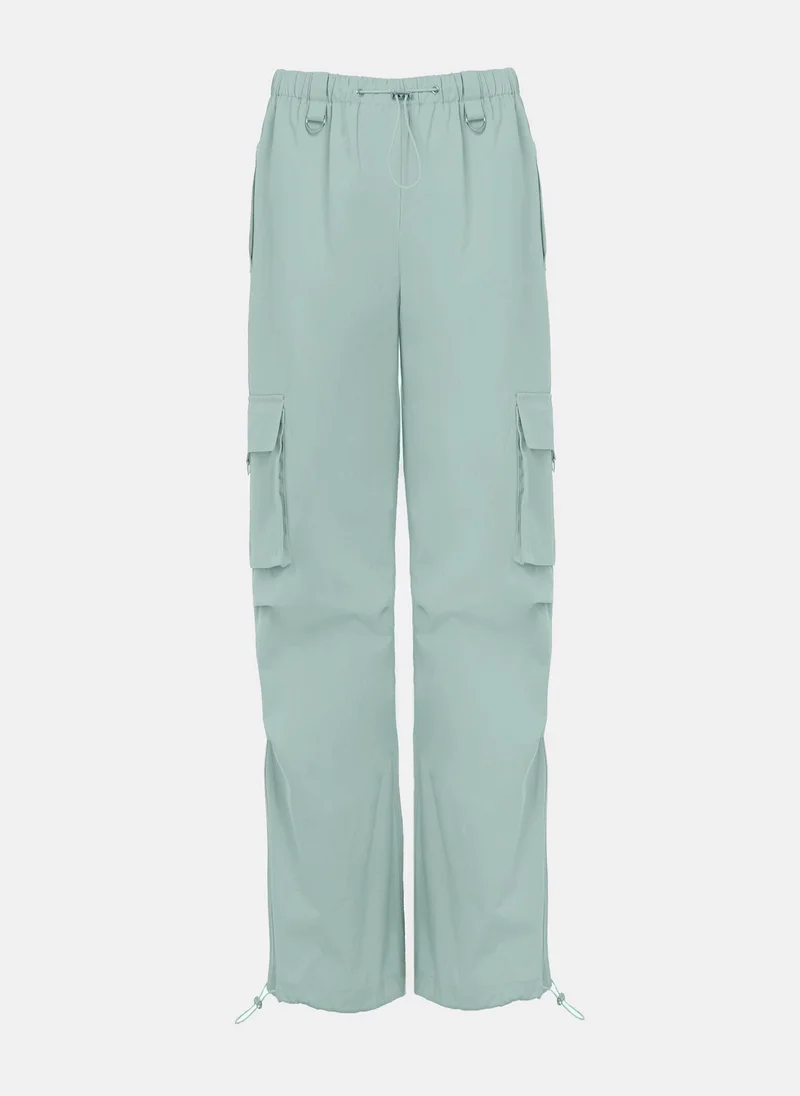 Lichi Loose cargo trousers with elastic pants legs