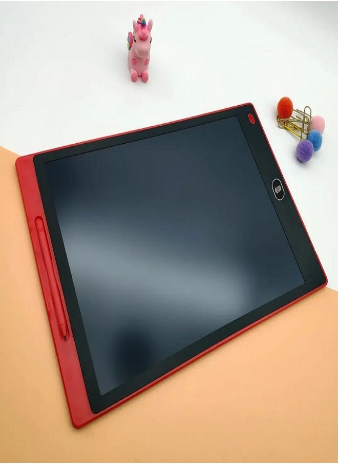 Generic 16 Inch LCD Writing Tablet for Kids, Colorful Doodle Board Drawing Pad for Kids, Electronic Drawing Board Erasable & Reusable, LCD Drawing Tablet for Kids Toddler Toys Gifts - Red  - Image 3