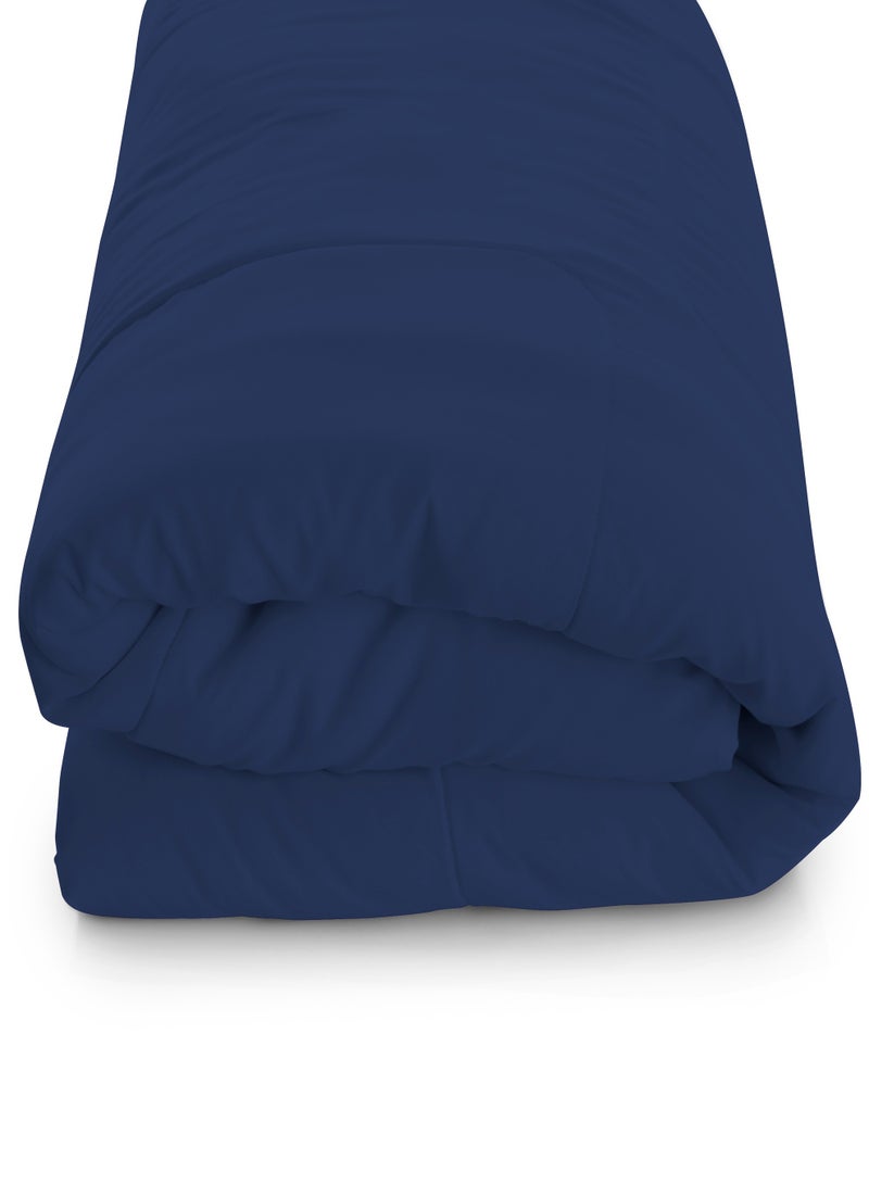 Raymond Home Microfiber Quilt All Season AC Soft Lightweight Blanket King Size Bed Peach Finish  100 GSM - Blue & Turquise (229 x 254 CM) - Image 3