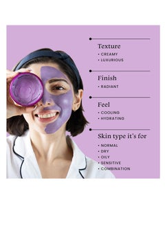 foxtale Face Mask for Glowing Skin Clay Mask with Lactic Acid for Tan Removal Reduction in Blackheads Instant Brightening  New Age Ubtan Face Pack for All Skin Types  Men and Women 75g  - Image 3