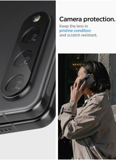 Spigen Glastr Optik Camera Lens Screen Protector For Samsung Galaxy Z Fold 4 - Black [2 Pack]  - Image 5