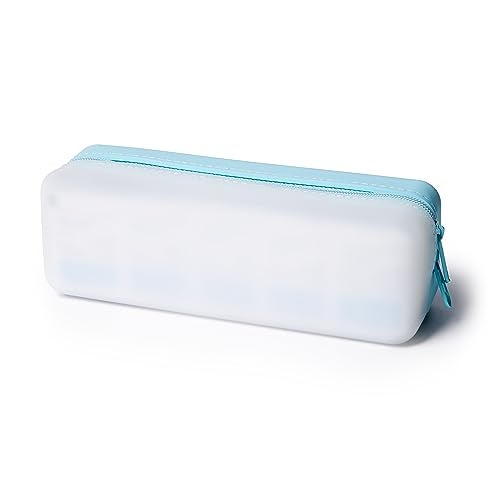 Visfresh Disposable Daily Contact-Lens Case Organizer, Travel-Friendly, Premium Quality, Water-Resistant Silicone Case with Clearly Labeled R & L, Storage up to 30 lenses (Blue) - Image 2