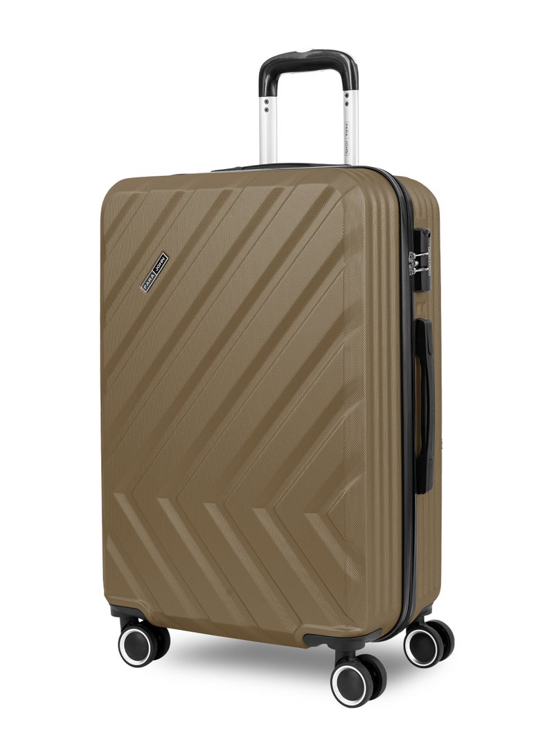 PARAJOHN Prisma Series Set of 3 Luggage | Lightweight Small 10KG, Medium 20KG & Large 30KG ABS 4 Wheels Trolley Hardsided Travel Suitcase - Gold - Image 2