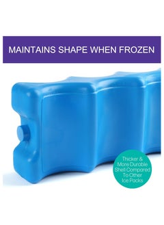 Oasisgalore Ice Pack for Coolers, Breastmilk Bottle Storage, Lunch Box, Insulated Contoured Freezer Pack, Long Lasting Reusable Cool Pack for Beer Soda, Camping Beach Picnic  - Image 3