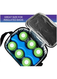 Oasisgalore Ice Pack for Coolers, Breastmilk Bottle Storage, Lunch Box, Insulated Contoured Freezer Pack, Long Lasting Reusable Cool Pack for Beer Soda, Camping Beach Picnic  - Image 4
