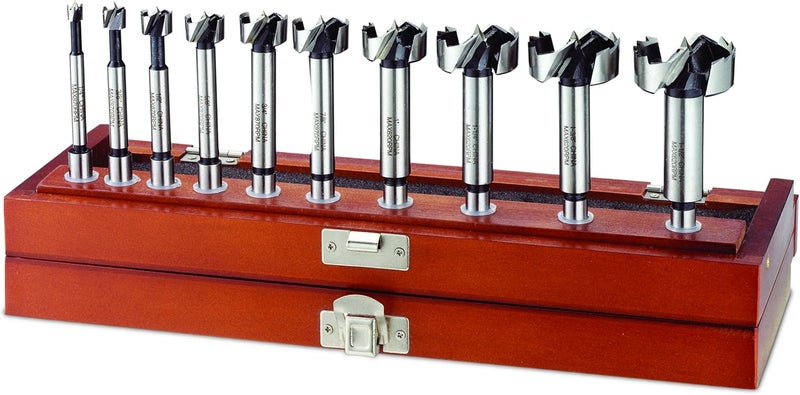 WOODRIVER HighCarbon Steel 10Piece Forstner Bit Set - Image 1
