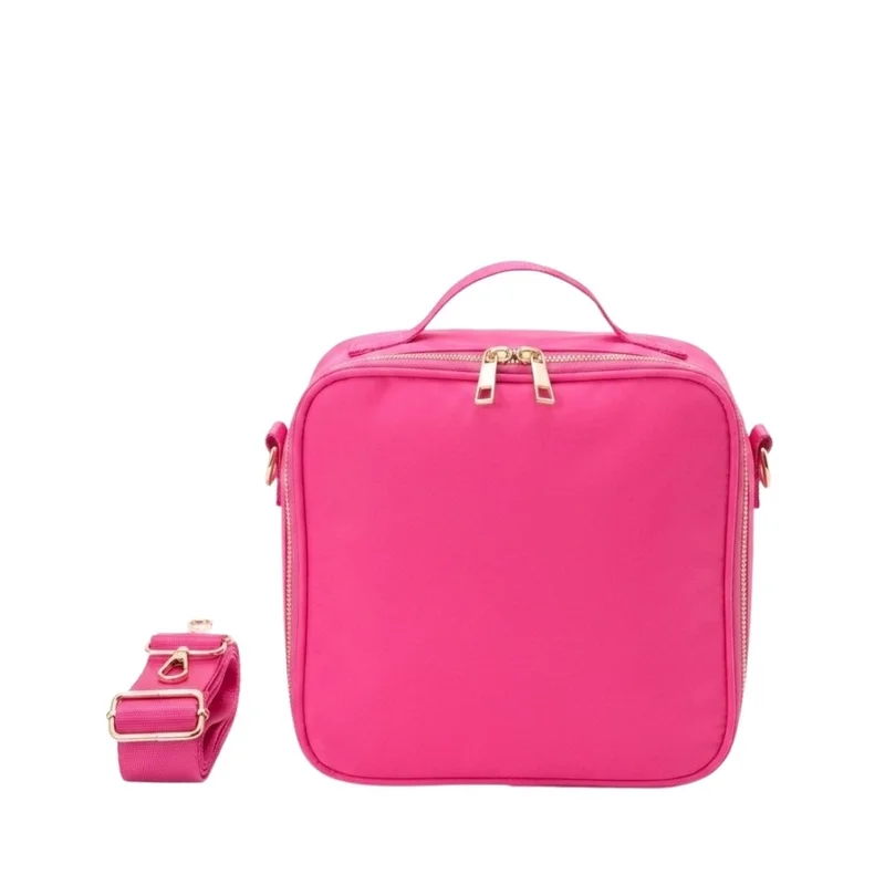 القبيلة السعيدة Neon Pink Kids Lunch Bag