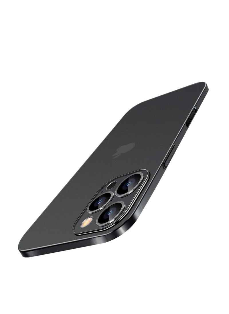 JAJEEK iPhone 16 Pro Max Slim Case, 0.2mm Fit [Paper-Thin] Lightweight Case, Matte Finish PP Back Protection, Anti-Fingerprint & Yellowing, Compatible with iPhone 16 Pro Max 6.9-Inch – Translucent Black - Image 1