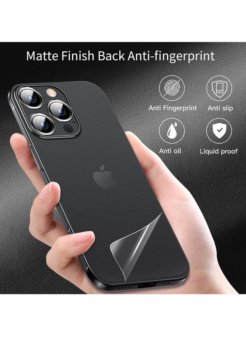 JAJEEK iPhone 16 Pro Max Slim Case, 0.2mm Fit [Paper-Thin] Lightweight Case, Matte Finish PP Back Protection, Anti-Fingerprint & Yellowing, Compatible with iPhone 16 Pro Max 6.9-Inch – Translucent Black - Image 5