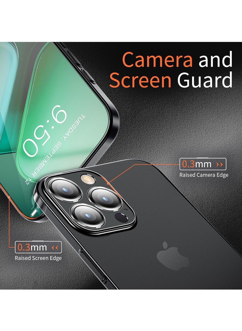JAJEEK iPhone 16 Pro Max Slim Case, 0.2mm Fit [Paper-Thin] Lightweight Case, Matte Finish PP Back Protection, Anti-Fingerprint & Yellowing, Compatible with iPhone 16 Pro Max 6.9-Inch – Translucent Black - Image 4