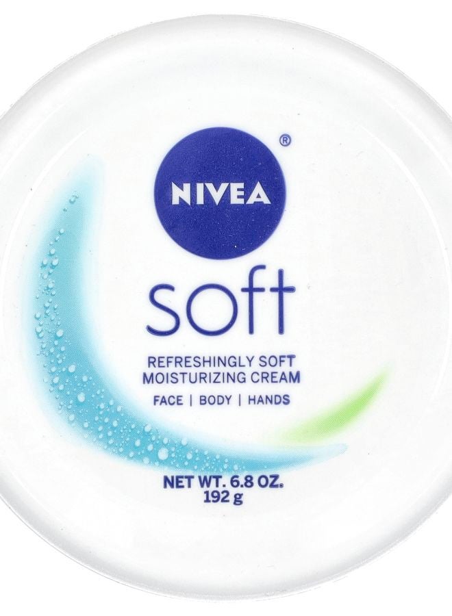 Nivea Soft Moisturizing Cream With Jojoba Oil & Vitamin E 6.8 oz (192 g) 