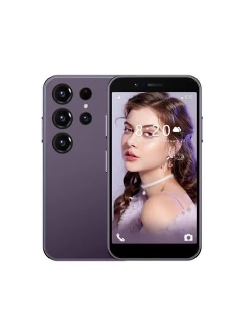 S25 Pro Max Dual SIM 5G Pocket Phone 3.0 inch Smallest Mini Smartphone (purple)16 GB RAM 512 GB ROM