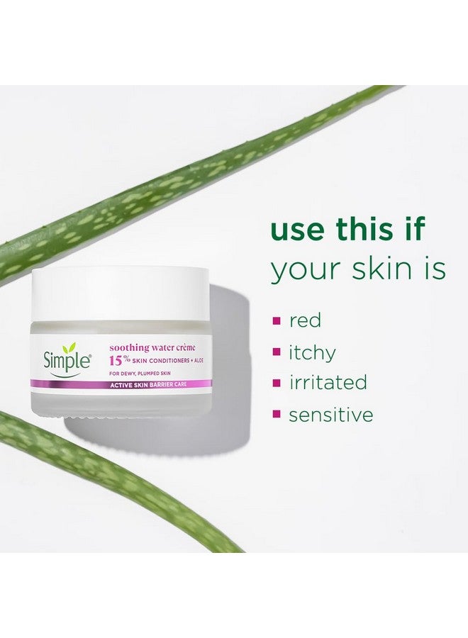 simple O Simple Active Skin Barrier Care Soothing Water Crème 40G | With 15% Skin Conditioners & Organic Aloe Vera |Soothes Skin, Supports Skin Barrier Health - Image 5