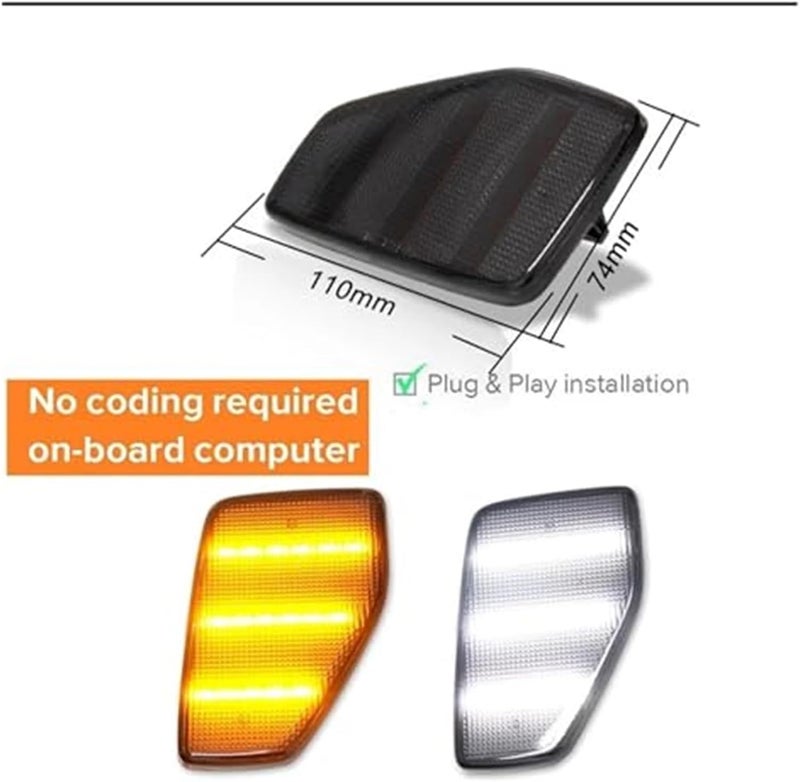 MKVAXR Side Mirror Indicator Lights for Hummer H3/H3T - Image 2