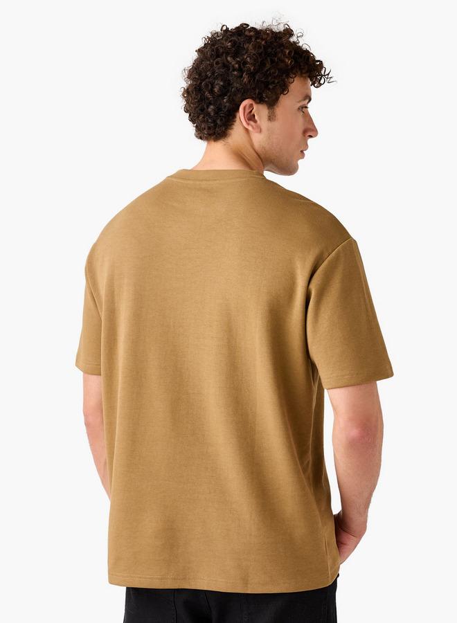 سبلاش فيڤ تيشيرت بياقة دائرية بقصة مريحة - Image 3