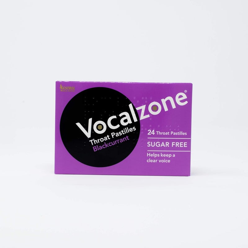 Vocalzone Throat Pastilles Blackcurrant Sugar Free 24 for Sore Throats and Hoarseness When Overusing Your Voice Produced and Sold in The United Kingdom Since 1912 - Image 5
