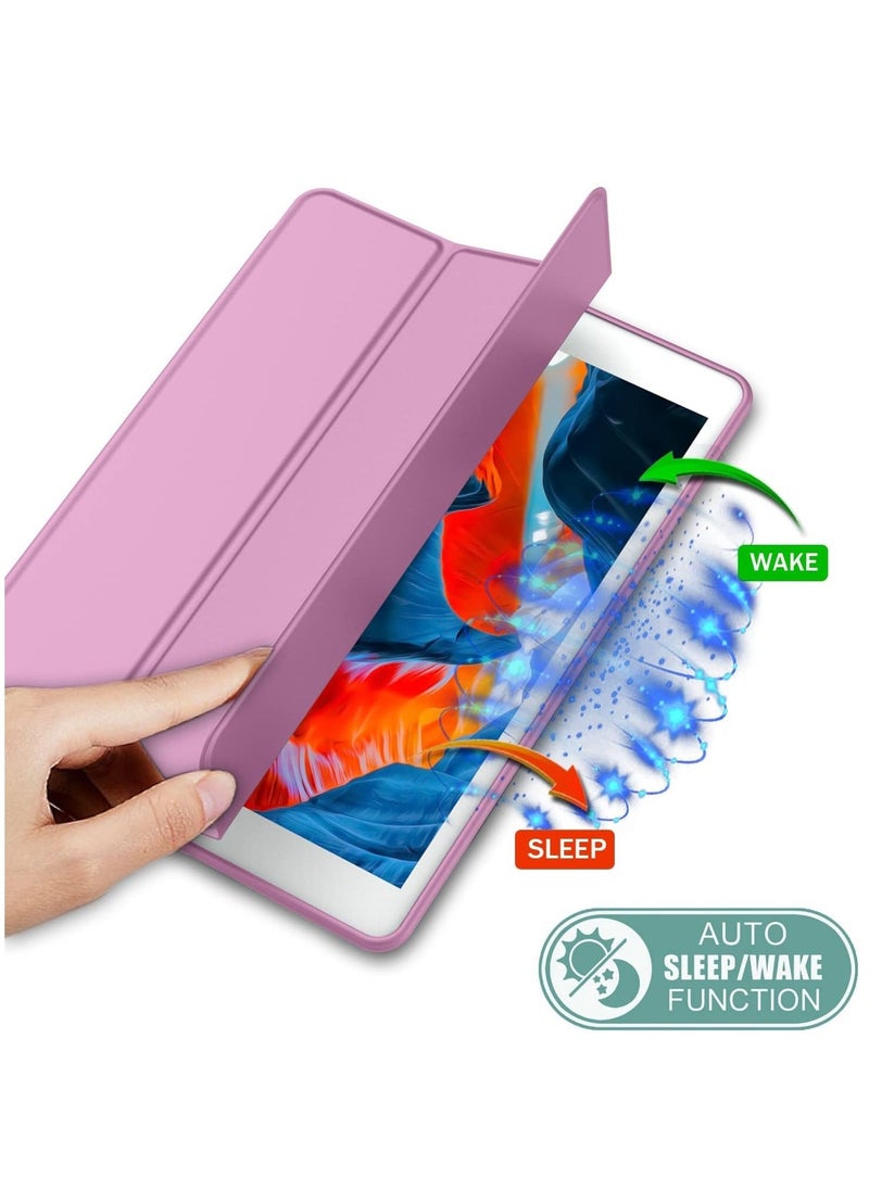 iPad 9th/8th/7th Generation case (2021/2020/2019) iPad 10.2-Inch Case with Pencil Holder [Sleep/Wake] Slim Soft TPU Back Smart Magnetic Stand Protective Cover Cases - Image 2