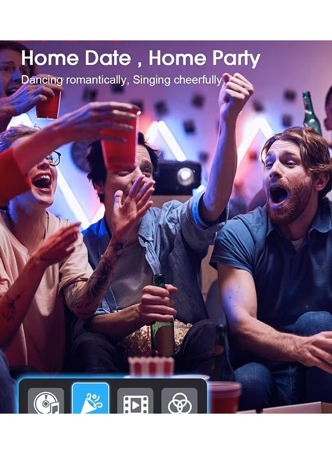 LED زاوية مصباح الطابق,RGB لون تغيير مصباح الطابق مع مزامنة الموسيقى,نوع الربط الوقوف ضوء المزاج مع التحكم عن بعد والتطبيق, لغرفة المعيشة غرفة الألعاب غرفة النوم الأسود 120x10 سم - Image 5