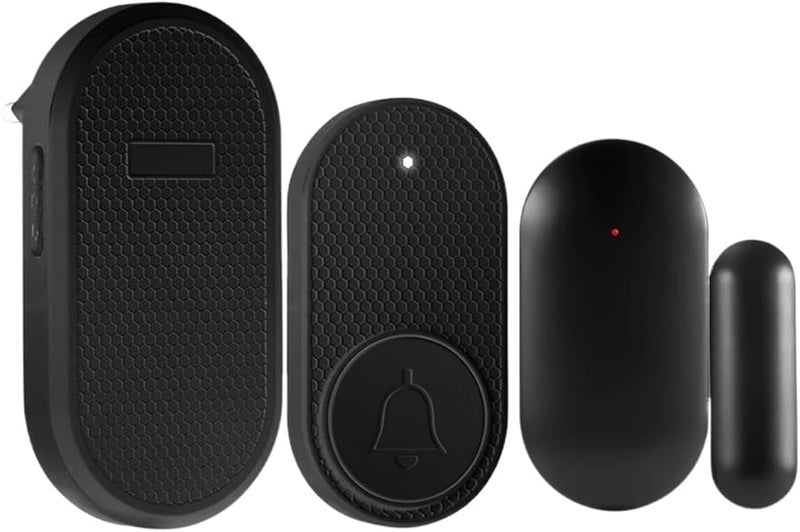 نظام أمني لجرس الباب اللاسلكي للمنزل الذكي مع مستشعر النافذة والباب لمكافحة السرقة، قابس أمريكي - Image 2