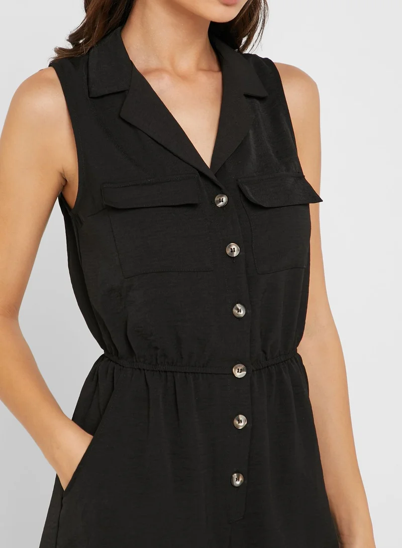 NEW LOOK Button Through Playsuit