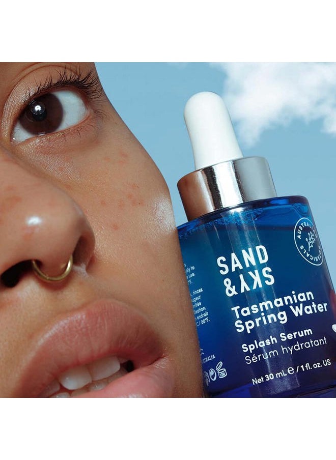 Sand & Sky Tasmanian Spring Water Splash Serum. Hyaluronic Acid for soft and plump skin.  - Image 2