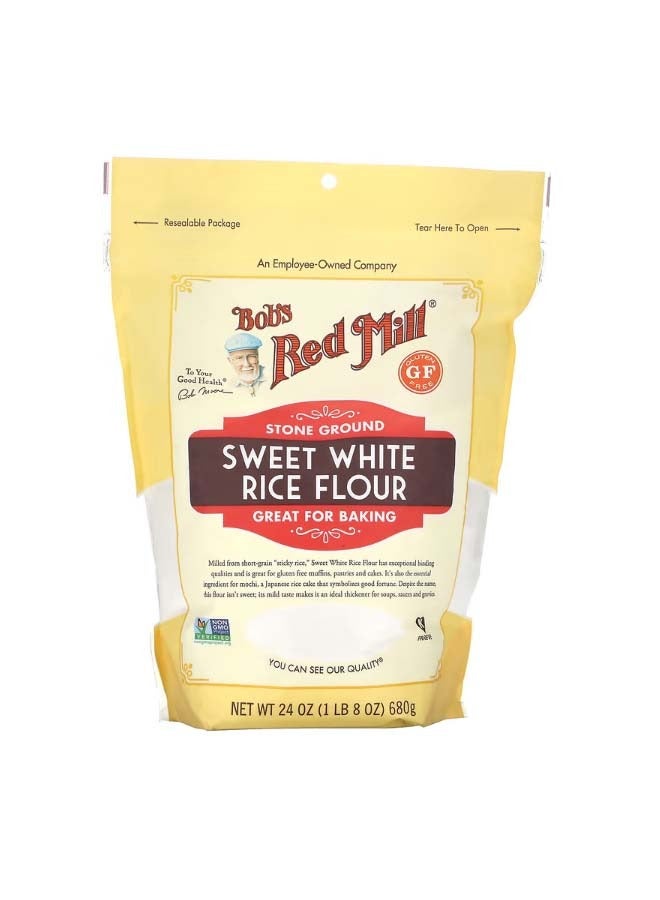 Bob's Red Mill Sweet White Rice Flour 24 oz 680 g - Image 1