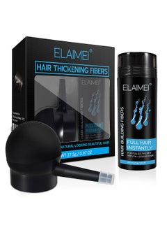Elaimei ELAIMEI 27.5g Hair Building Fibers with Spray Applicator Even Fine Spraying Full Hair Instantly for Fuller Thicker Natural-looking Hair  - Image 1