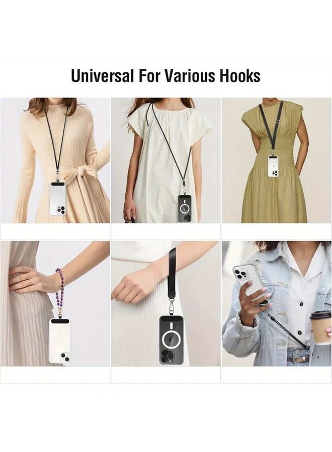 Phone Lanyard Kit With 2 Nylon Pads 2 Stickers Polychrome Colors - Image 3